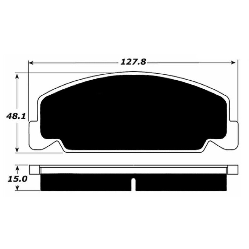 Porterfield Brake Pads for 1993 HONDA CIVIC Del Sol S