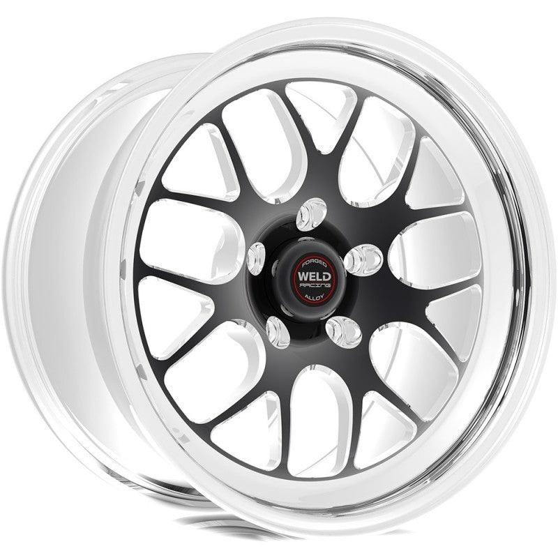 Weld S77 20×10.5 / 5×4.5 BP / 6.8in. BS Black Wheel (High Pad) – Non-Beadlock