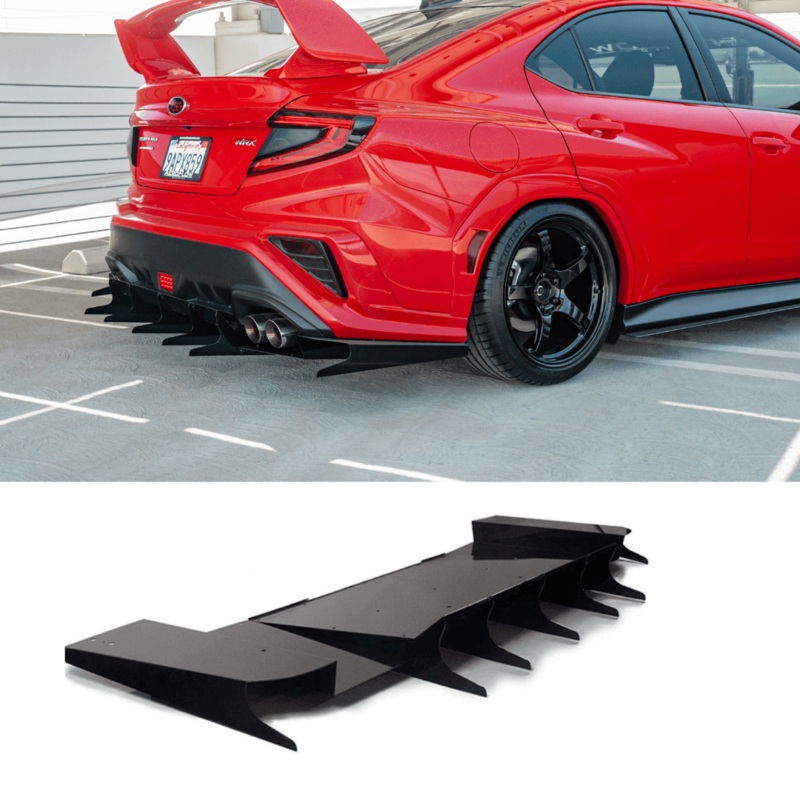 AeroflowDynamics [22-25 WRX] Rear Diffuser V5 (Aggressive)