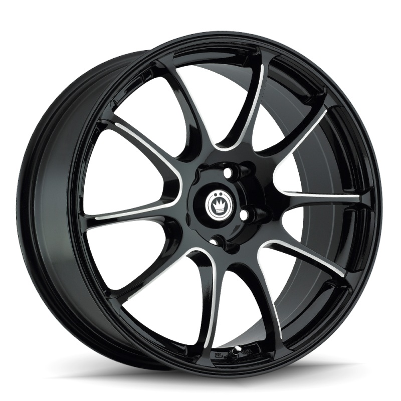 Konig Illusion 17×7 5×114.3 ET40 Black/Ball Cut Machine