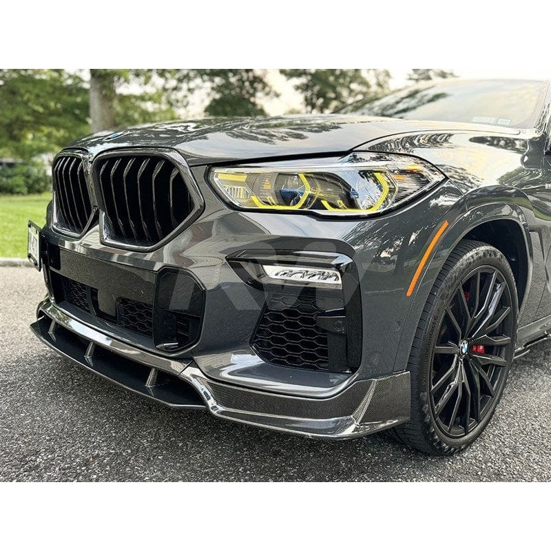 RW Carbon Carbon Fiber Front Lip Spoiler – BMW / G06 / X6