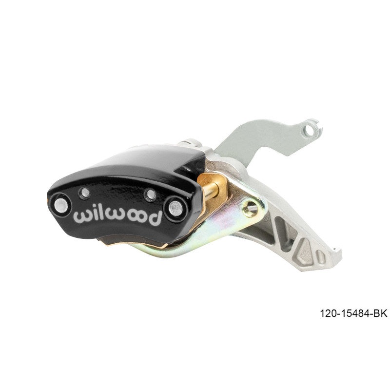 Wilwood Caliper – MC4 Mechanical Right Hand – Black 1.19in Piston 1.10in Rotor – Black