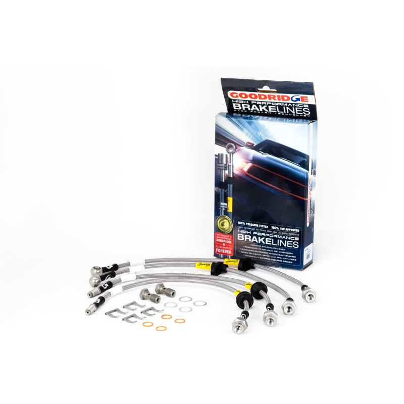 Goodridge 15-18 Ford Focus RS (RS MK3 Only) Stainless Steel Brake Line Kit