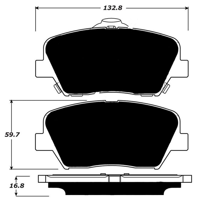 Porterfield Brake Pads for 2015 KIA SORENTO