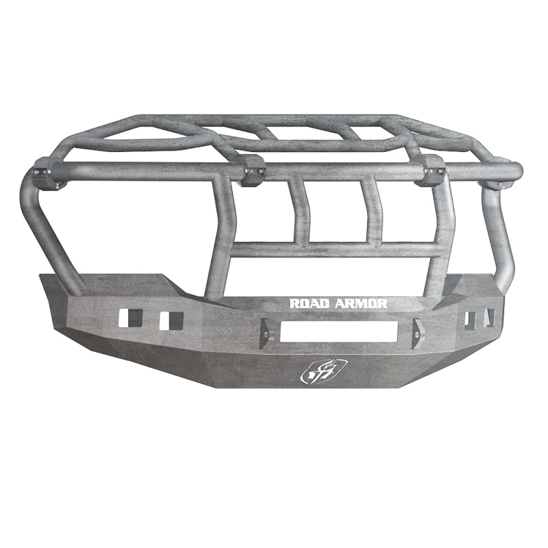 Road Armor 11-16 Ford F-250 Stealth Front Bumper w/Intimidator Guard – Raw