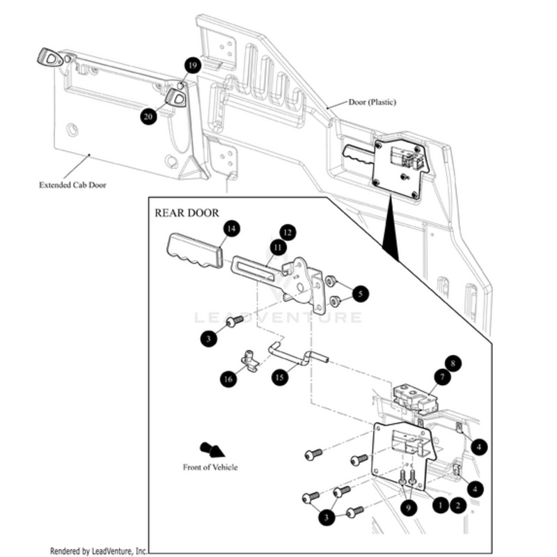 Latch Bracket Mount Rear Left by Arctic Cat