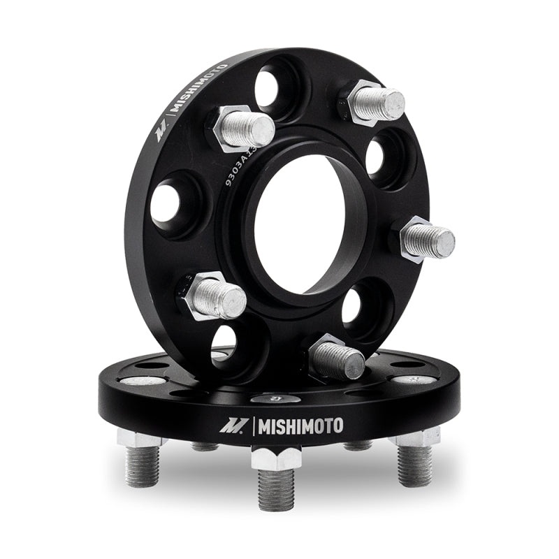 Mishimoto Wheel Spacers – 5×114.3 – 66.1 – 50 – M12 – Black