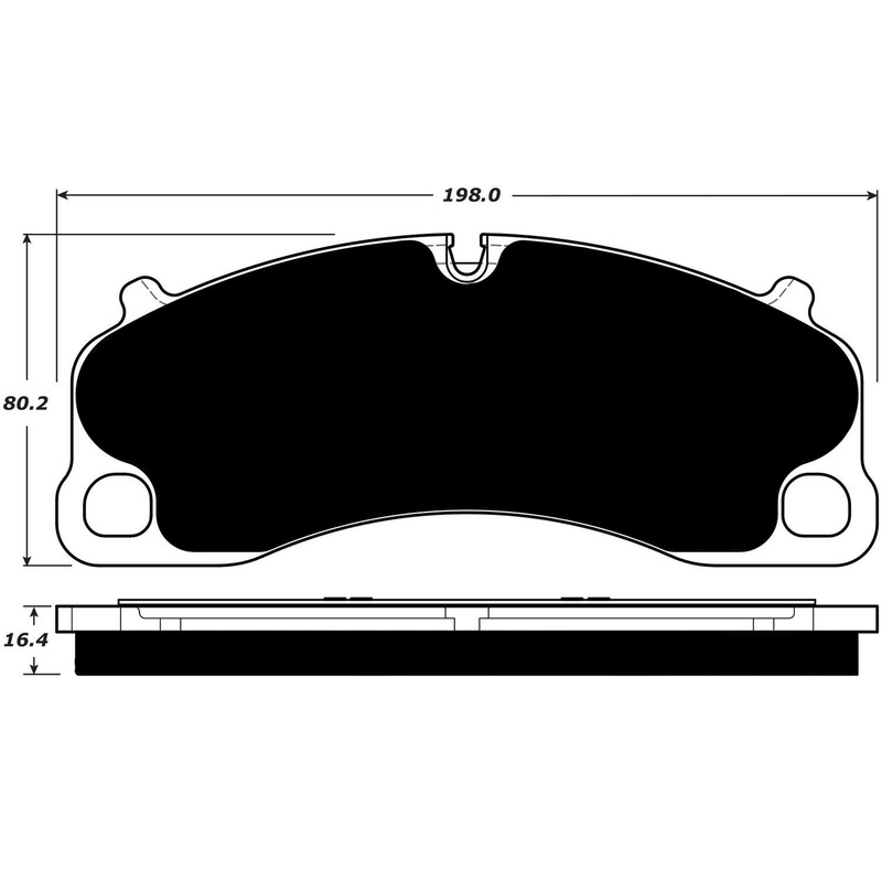 Porterfield Brake Pads for 2017 PORSCHE 911 Carrera S w/Iron Disc