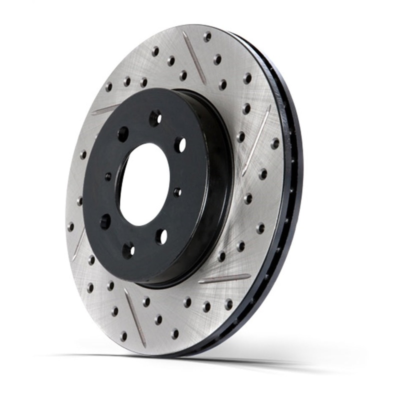 StopTech Select Sport Nissan Slotted and Drilled Right Rear Rotor