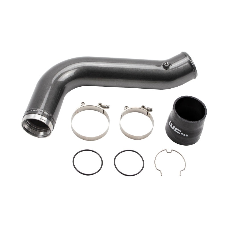 Wehrli 17-19 Chevrolet 6.6L L5P Duramax Passenger Side 3.5in Intercooler Pipe – Gloss Black