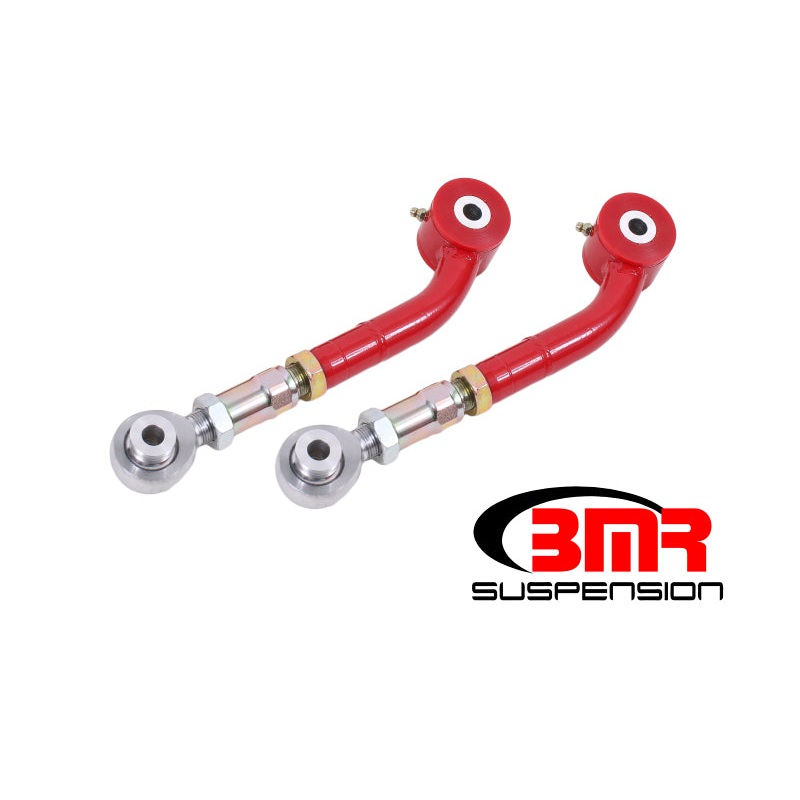 BMR 08-17 Challenger Upper Trailing Arms w/ On-Car Adj. Poly/Rod Ends – Red