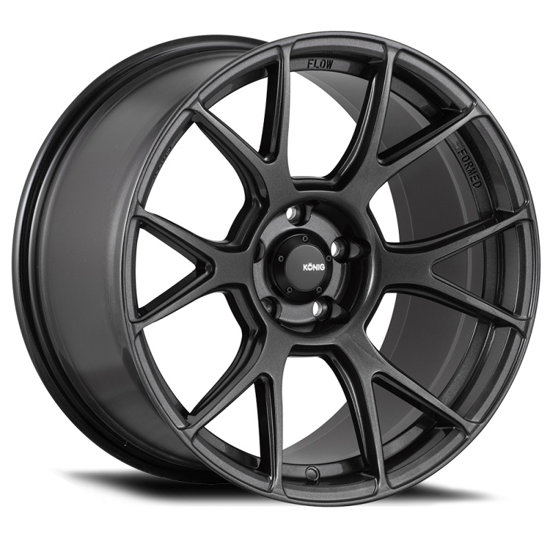 KONIG Ampliform Wheel – 17×8.0 +45 | 4×100 | Dark Metallic Graphite