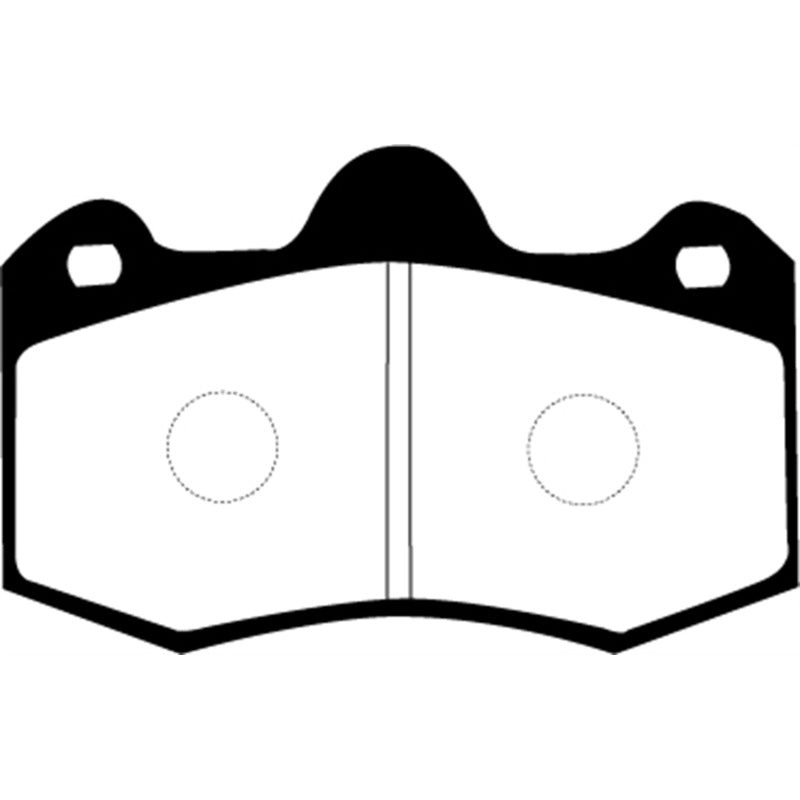 EBC 11+ Mclaren MP4-12C 3.8 Twin Turbo Bluestuff Rear Brake Pads