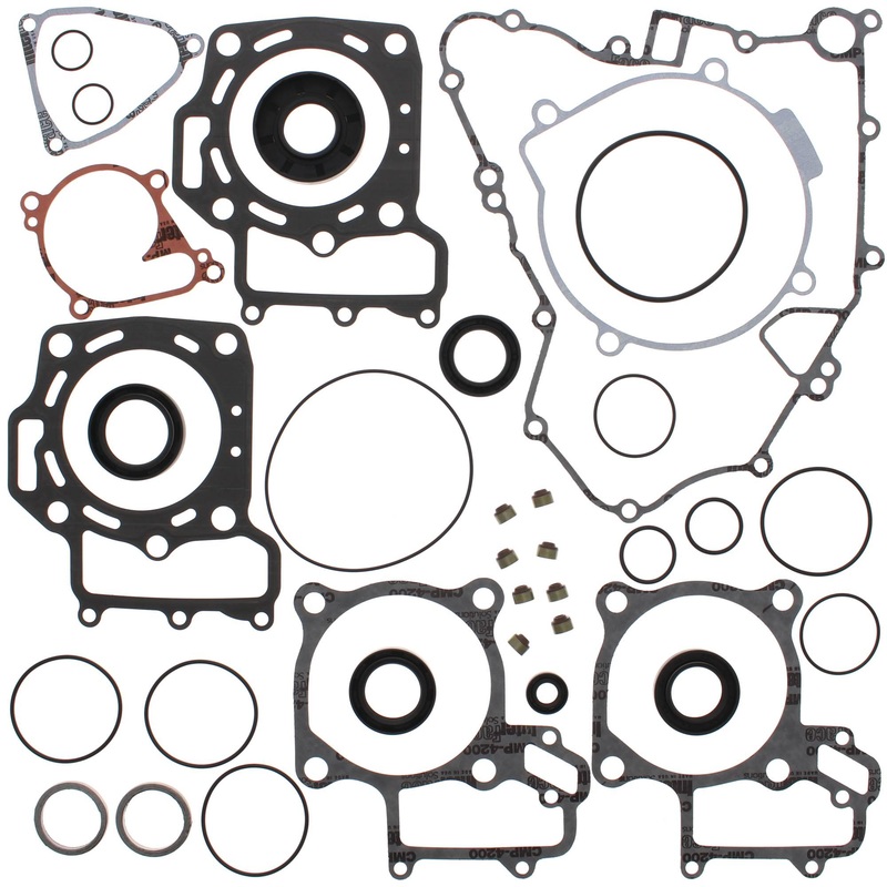 Vertex 811880 Gaskets 04-09 Kawasaki KFX 700 V-Force Complete Gasket Kit w/ Oil Seals