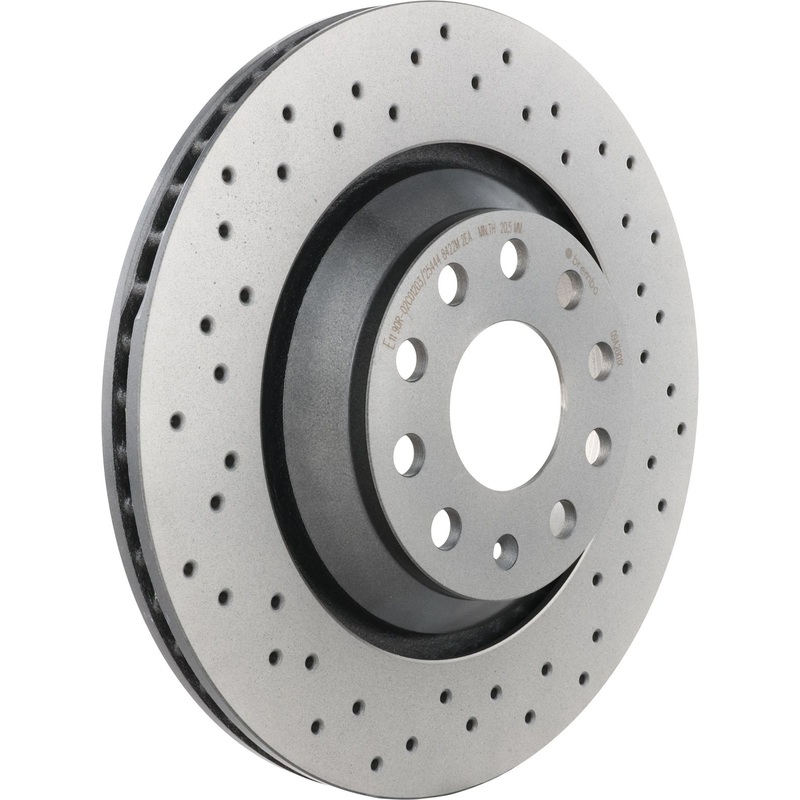 XTRA Drilled Rear Disc Brake Rotor – 09.A200.1X