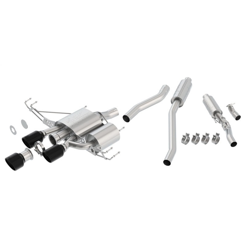 Borla ATAK Cat-Back Exhaust (Black Tips) – 2017-2021 Honda Civic Type R (FK8)