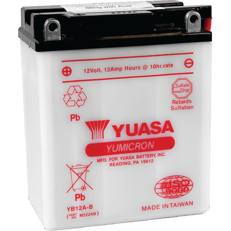 Yuasa YB12A-B Yumicron 12-Volt Battery