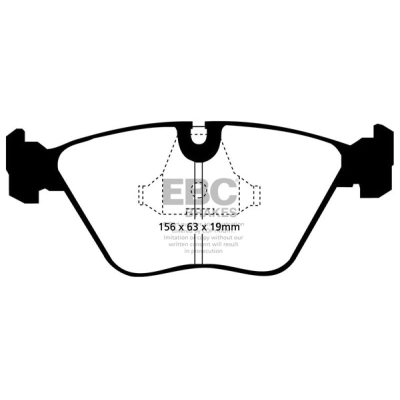EBC 92-95 BMW M3 3.0 (E36) Yellowstuff Front Brake Pads