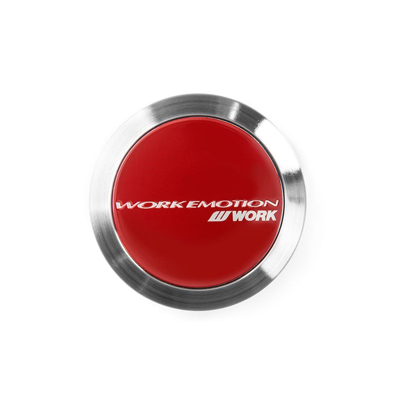 Work Emotion Wheel Center Cap (Flat Type) – Red – Universal