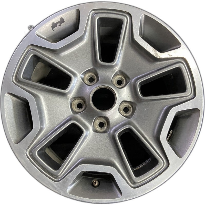17″ WRANGLER 13 17×7.5 10 hole w/machined accent gray Original OEM Wheel Rim