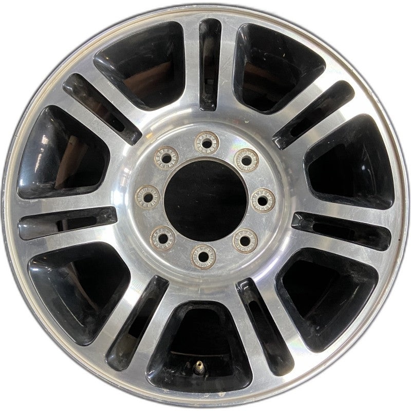 20″ FORD F250SD PICKUP 13-16 20×8 aluminum TPMS 14 spoke 7 open splits black openings Original OEM Wheel Rim