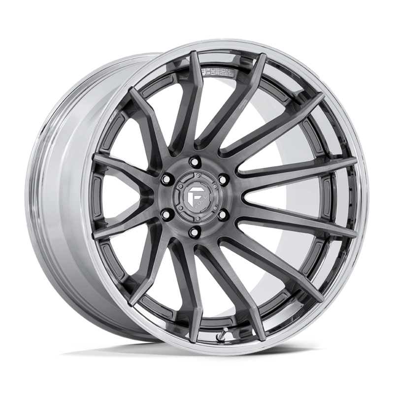 Fuel Wheels FC403 Burn 22″ 6×135 Platinum With Chrome Lip