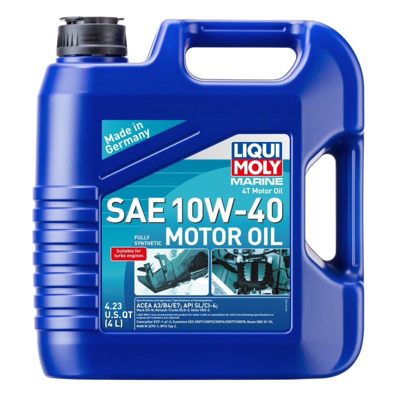 LIQUI MOLY 4L Marine 4T Motor Oil SAE 10W40