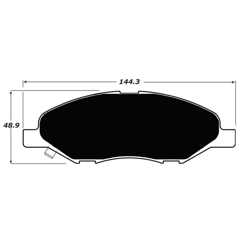Porterfield Brake Pads for 2010 NISSAN VERSA 1.6L