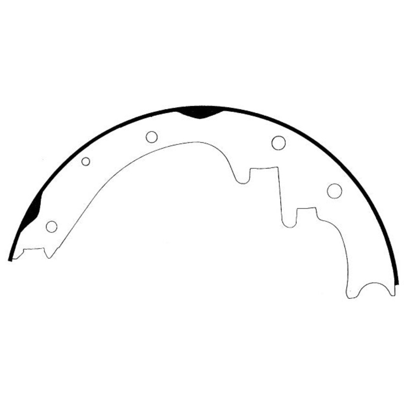 Porterfield Brake Shoes for 1993 JEEP CHEROKEE with 10″ Rear Shoe