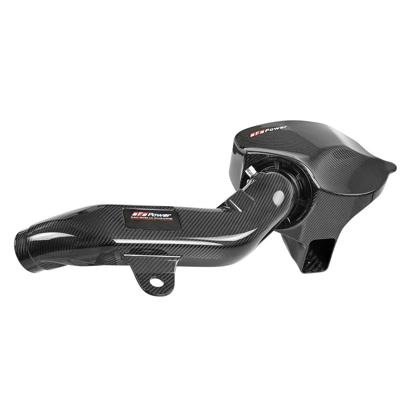 aFe Black Series Carbon Fiber CAIS w/Pro 5R Filter 16-18 BMW M2 (F87) L6-3.0L