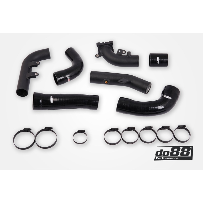 Toyota Yaris GR Pressure pipes for do88 IC, Black hoses