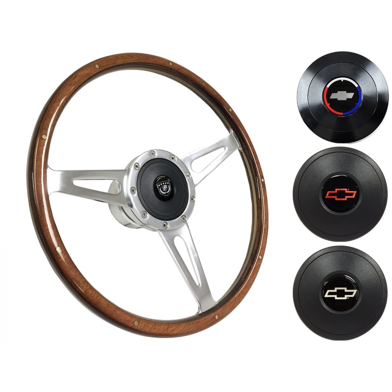 1967-68 El Camino Steering Wheel Kit | Deluxe Walnut Wood | ST3053