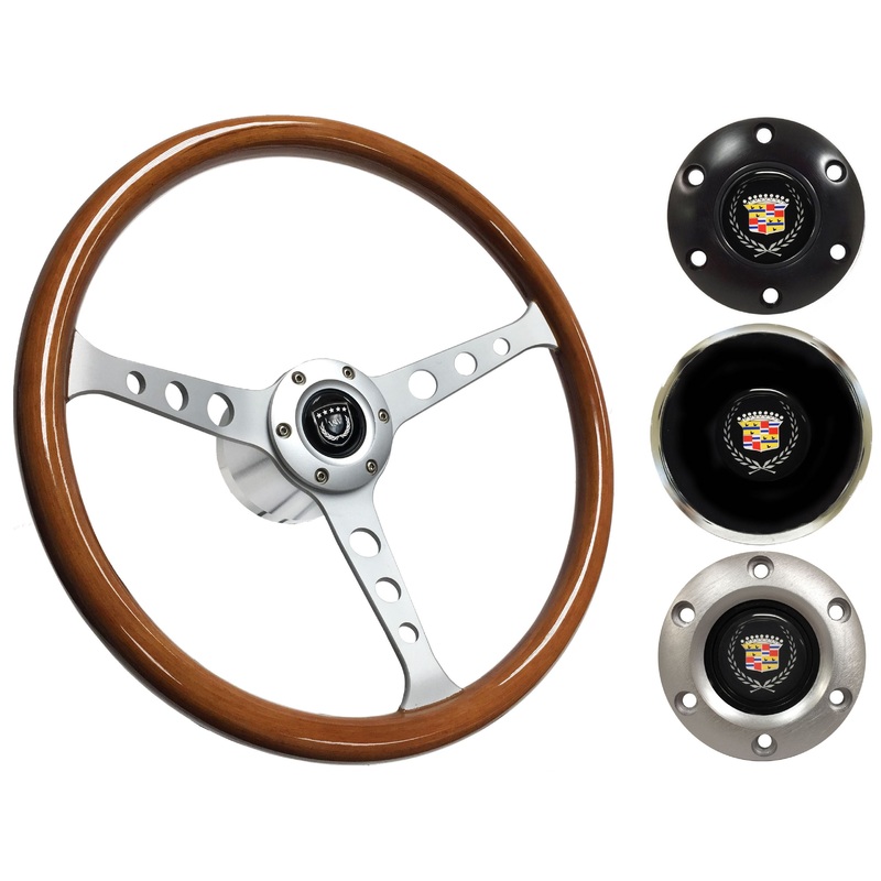1969-89 Cadillac Telescopic Steering Wheel Kit | Classic Wood | ST3578