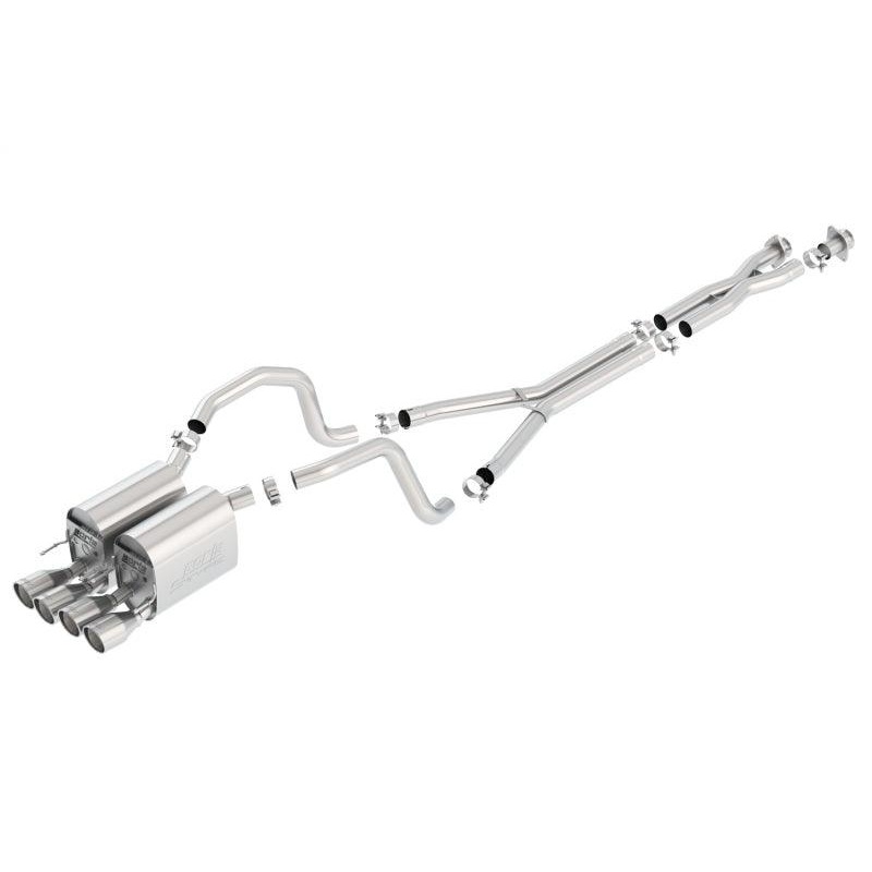 Borla 05-08 Chevrolet Corvette Coupe/Conv 6.0L/6.2L 8cyl 4spd/6spd RWD inS-Type IIin Catback Exhaust
