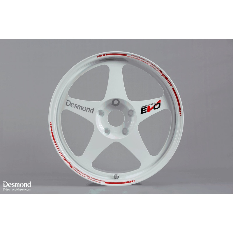 Desmond Regamaster EVO II 18×9.5 +45 5×114.3 Gloss White (SET)