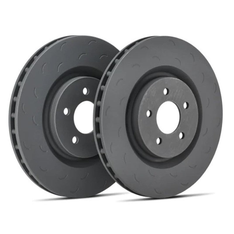 Hawk Talon 10-18 Subaru Multiple Applications Slotted-Only Vented 11.4 in Rear Brake Rotor Set | HTS5051