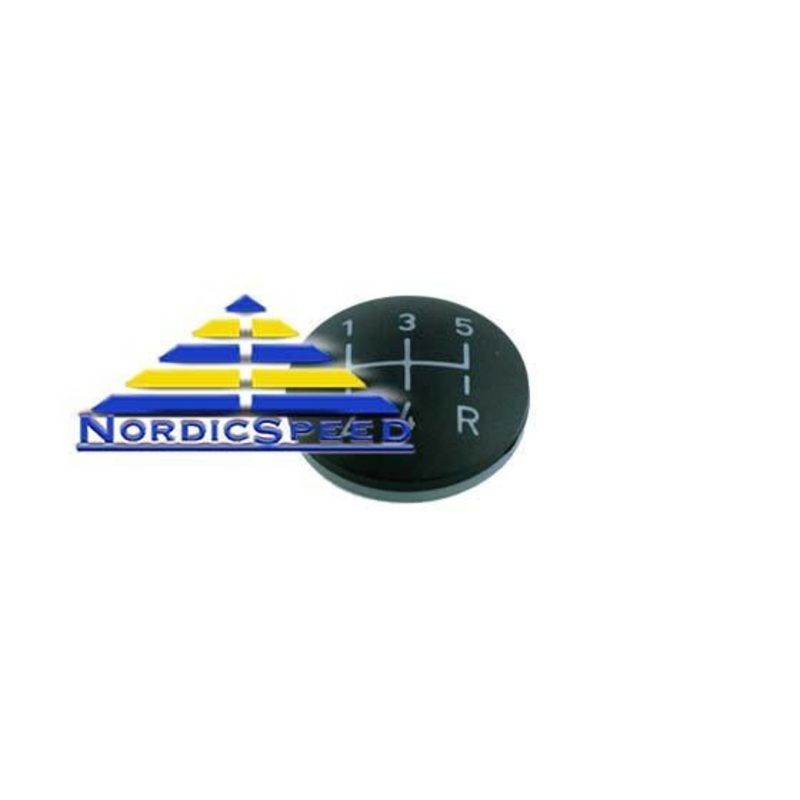 Leather Shift Knob Emblem Manual Transmission OEM SAAB