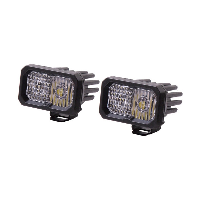 Diode Dynamics Stage Series 2 In LED Pod Sport – White Combo Standard ABL (Pair)