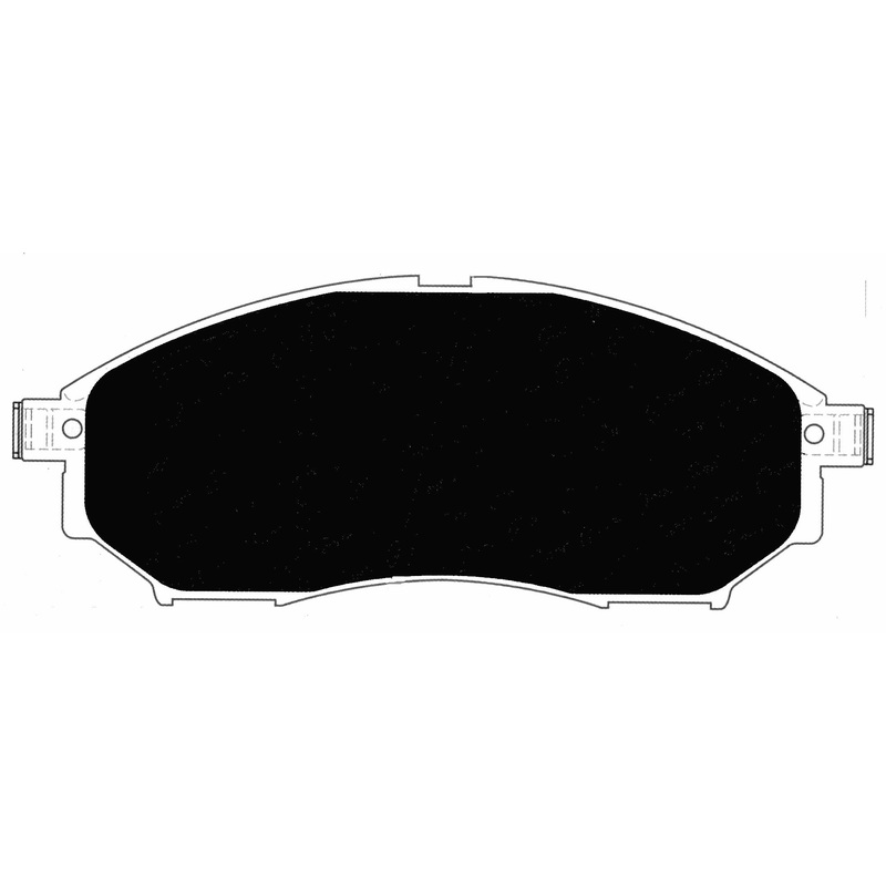 Porterfield Brake Pads for 2007 INFINITI FX45