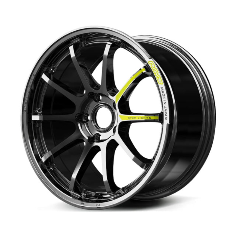 Gram Lights 57NR Limited Wheel – 19×9.5 +45 | 5×114.3 | Rays Black Metal Coat