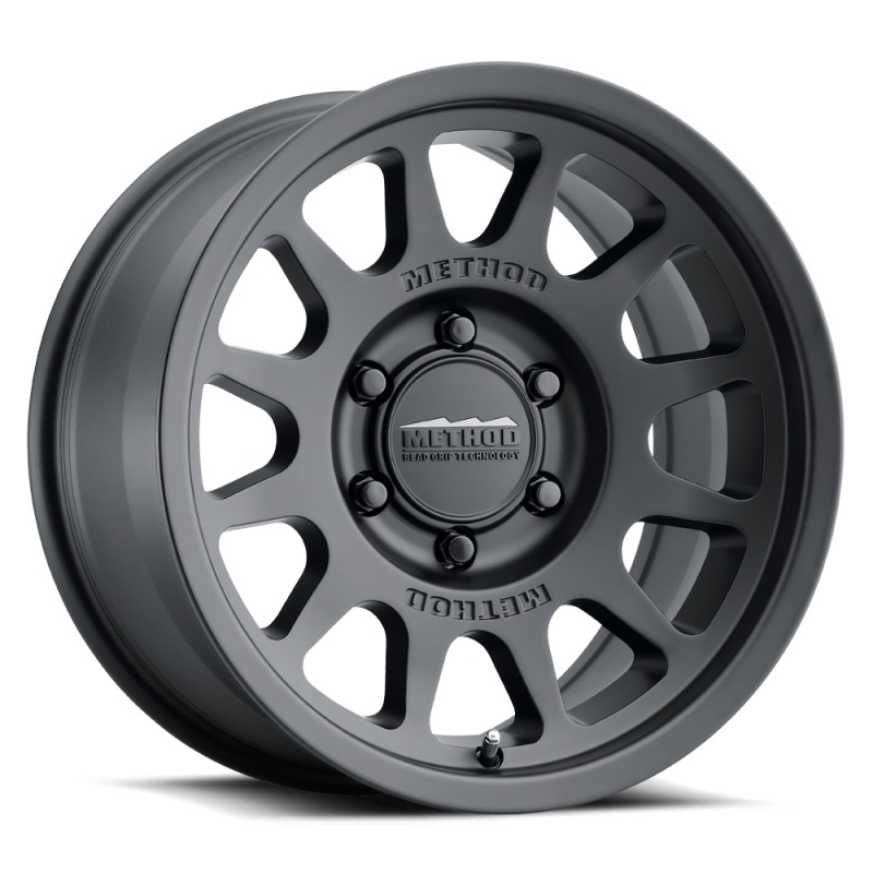 Method MR703 17×8.5 +25mm Offset 6×135 87mm CB Matte Black Wheel