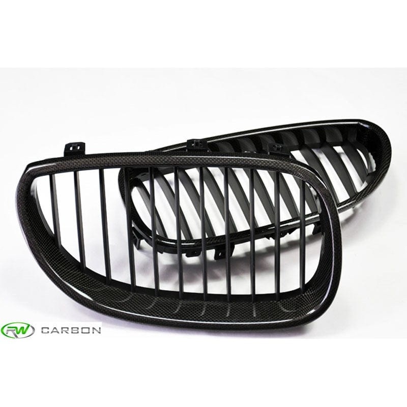 RW Carbon Carbon Fiber Kidney Grilles – BMW / E60 / E61