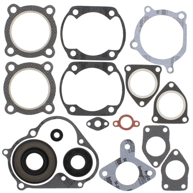 Vertex 711142 Pistons 78-88 Enticer 340/1987 Enticer 340 LTR Complete Gasket Kit w/ Seals