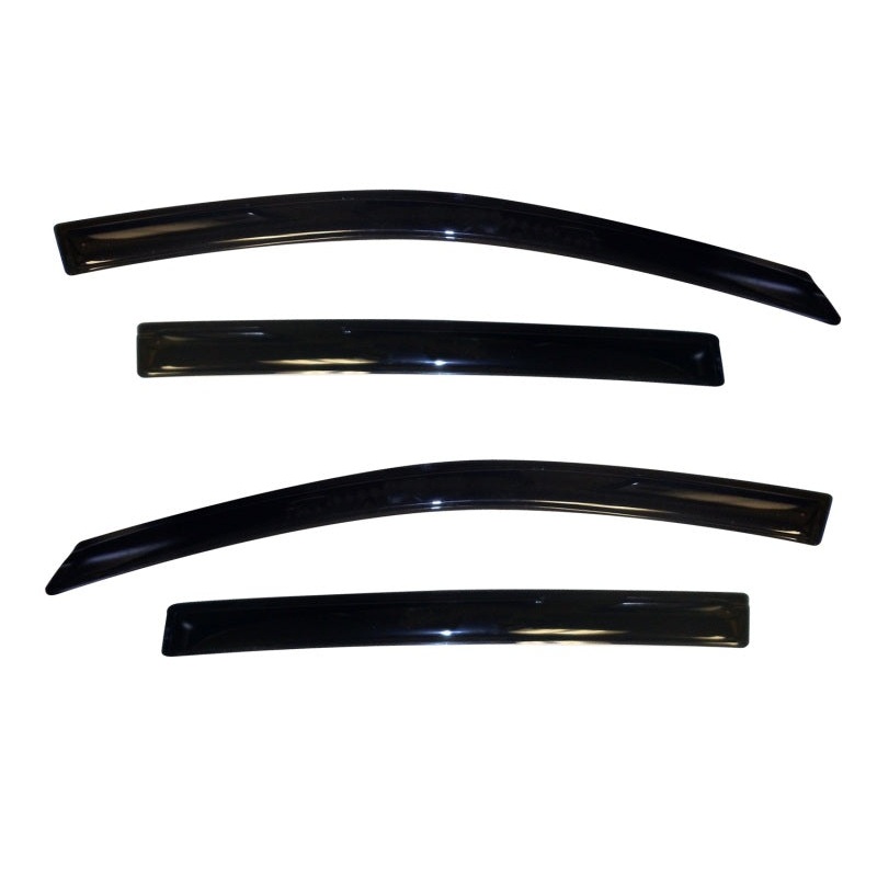 AVS 12-18 Chevy Sonic Hatch (5 Door) Ventvisor Outside Mount Window Deflectors 4pc – Smoke