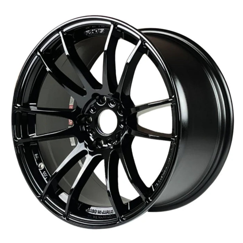 Gram Lights 57XR 18×9.5 5×114.3 +38 – Glossy Black Wheel – Universal