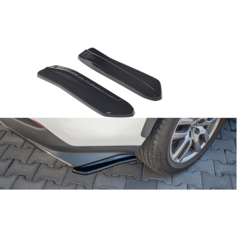 Maxton Design Rear Side Splitters – Lexus NX Facelift (Hybrid)