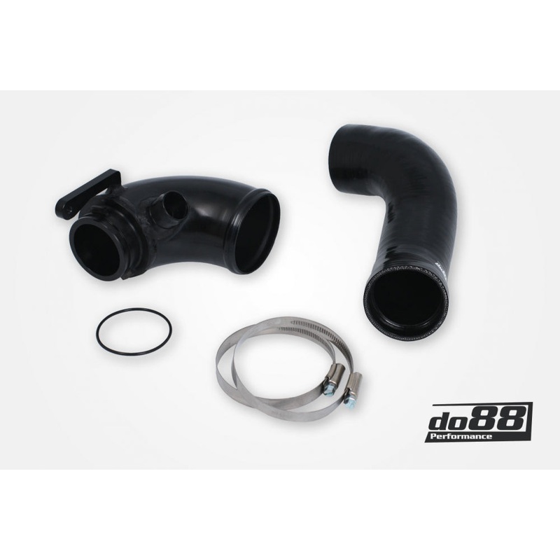 VAG 1.8/2.0 TSI (MQB) Turbo inletpipe, Black hose, OEM Turbo, OEM Airbox
