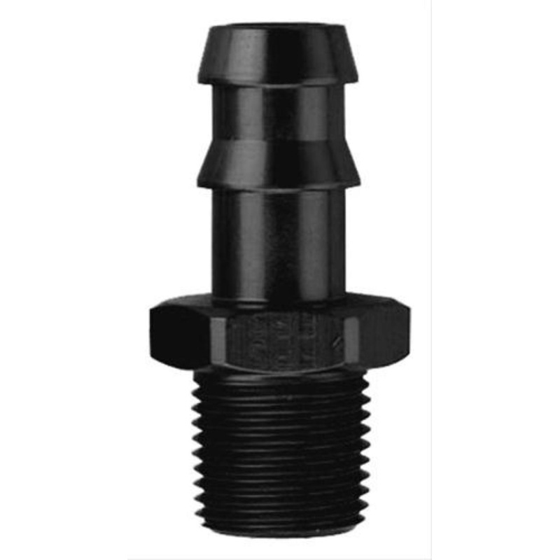 Fragola 3/8 Hose Barb x 1/4 NPT – Black