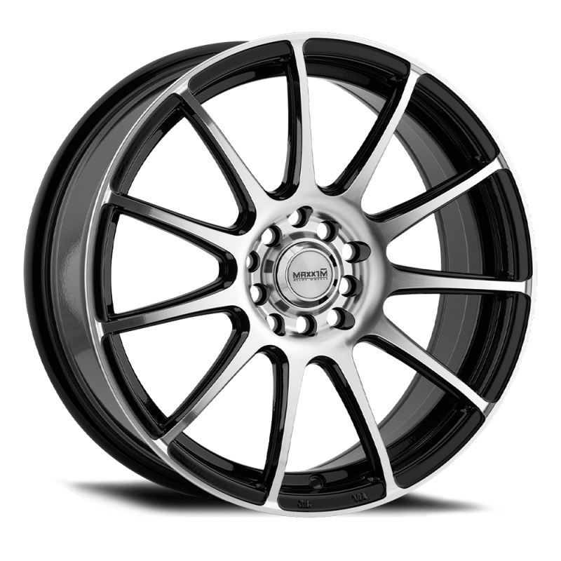Maxxim Champ 17×7 8×100/108 ET40 Machined Face / Gloss Black