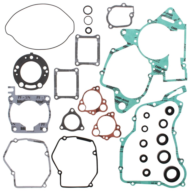 Vertex 811237 Gaskets 01-02 Honda CR125R Complete Gasket Kit w/ Oil Seals